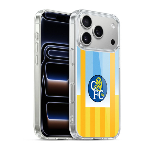Chelsea Football Club Retro Kit and Stadium 1998 Away Soft Gel Case for Apple iPhone 17 Pro
