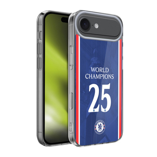 Chelsea Football Club 2025 World Champions Home Kit Soft Gel Case for Apple iPhone 17 Air Chelsea Football Club 2025 World Champions Home Kit Soft Gel Case for Apple iPhone 17 Air