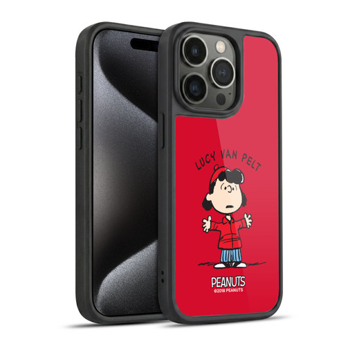Peanuts Characters Lucy van Pelt Gel Armour Case For Apple iPhone 15 Pro