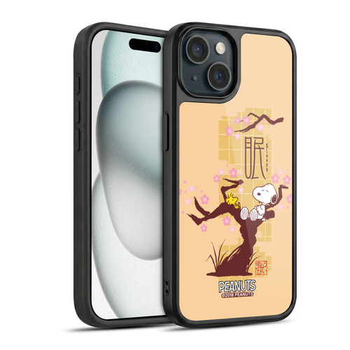 Peanuts Oriental Snoopy Sleepy Gel Armour Case For Apple iPhone 15