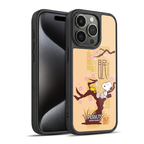 Peanuts Oriental Snoopy Sleepy Gel Armour Case For Apple iPhone 15 Pro