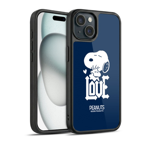 Peanuts Rock Tees Snoopy Woodstock Love Gel Armour Case For Apple iPhone 15