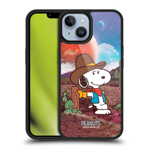 Peanuts Snoopy Space Cowboy Nebula Ranger Gel Armour Case For Apple iPhone 14 Peanuts Snoopy Space Cowboy Nebula Ranger Gel Armour Case For Apple iPhone 14