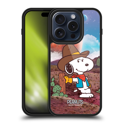 Peanuts Snoopy Space Cowboy Nebula Ranger Gel Armour Case For Apple iPhone 15 Pro Peanuts Snoopy Space Cowboy Nebula Ranger Gel Armour Case For Apple iPhone 15 Pro