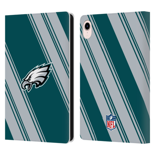 NFL Philadelphia Eagles Artwork Stripes Leather Book Wallet Case Cover For Apple iPad mini (2021/2024)