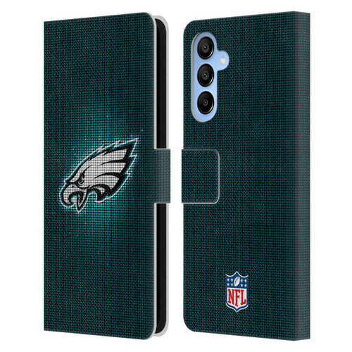 NFL Philadelphia Eagles Artwork LED Leather Book Wallet Case Cover For Samsung Galaxy A16 5G