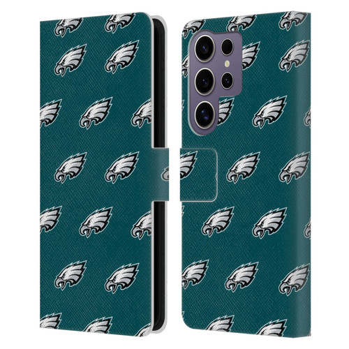 NFL Philadelphia Eagles Artwork Patterns Leather Book Wallet Case Cover For Samsung Galaxy S25 Ultra