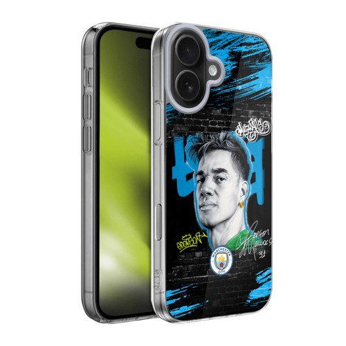 Manchester City Man City FC Graffiti Collection by Murwalls Ederson Moraes Soft Gel Case for Apple iPhone 17 Manchester City Man City FC Graffiti Collection by Murwalls Ederson Moraes Soft Gel Case for Apple iPhone 17