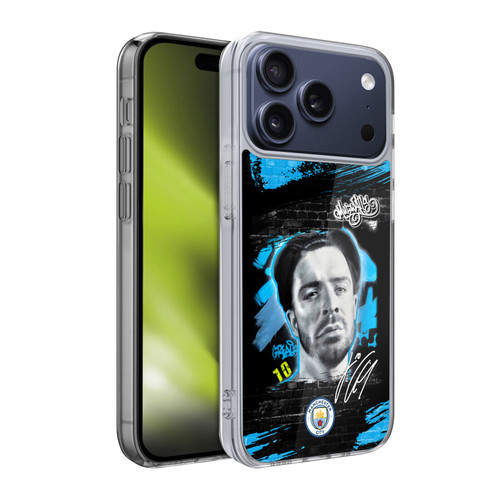 Manchester City Man City FC Graffiti Collection by Murwalls Jack Grealish Soft Gel Case for Apple iPhone 17 Pro Manchester City Man City FC Graffiti Collection by Murwalls Jack Grealish Soft Gel Case for Apple iPhone 17 Pro
