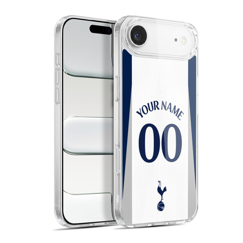 Custom Customised Personalised Tottenham Hotspur F.C. 2025/26 Badge Kit Home Soft Gel Case for Apple iPhone 17 Air