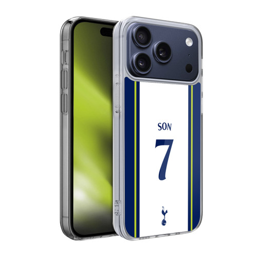 Tottenham Hotspur F.C. 2022/23 Players Home Kit Son Heung-Min Soft Gel Case for Apple iPhone 17 Pro