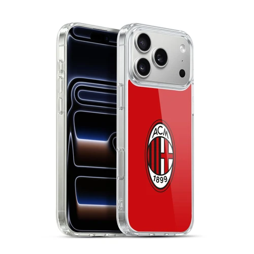 AC Milan Crest Full Colour Red Soft Gel Case for Apple iPhone 17 Pro Max