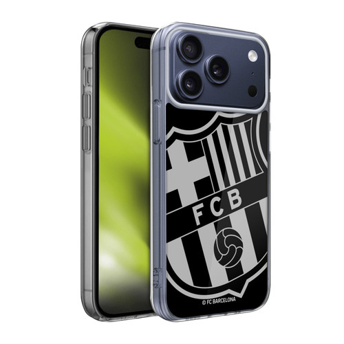 FC Barcelona Crest Oversized Soft Gel Case for Apple iPhone 17 Pro Max