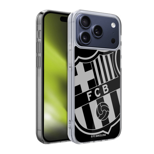 FC Barcelona Crest Oversized Soft Gel Case for Apple iPhone 17 Pro