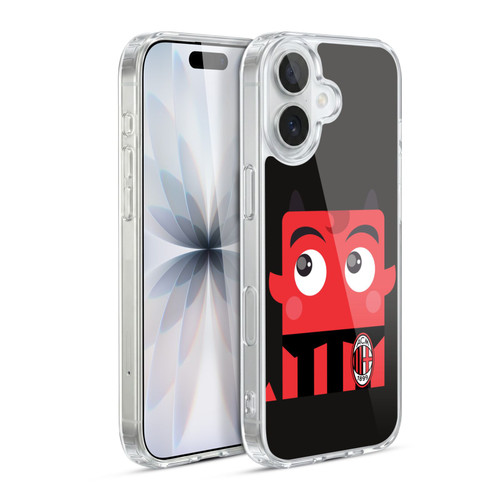 AC Milan Art Mascotte Soft Gel Case for Apple iPhone 17