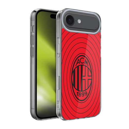 AC Milan Art Red And Black Soft Gel Case for Apple iPhone 17 Air