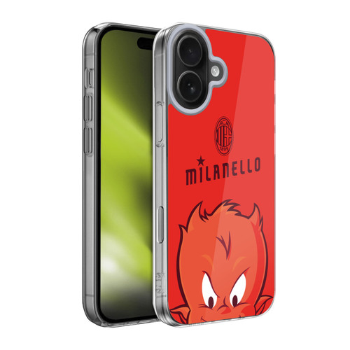 AC Milan Children Milanello Soft Gel Case for Apple iPhone 17