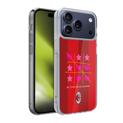 AC Milan Children Tic Tac Toe Soft Gel Case for Apple iPhone 17 Pro