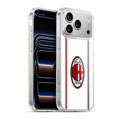 AC Milan 2017/18 Crest Kit Away Soft Gel Case for Apple iPhone 17 Pro Max