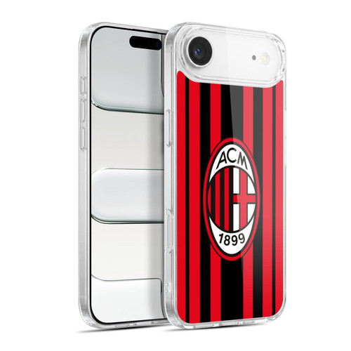 AC Milan 2021/22 Crest Kit Home Soft Gel Case for Apple iPhone 17 Air
