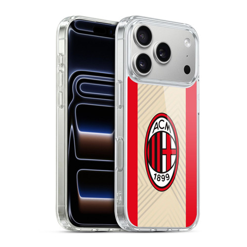 AC Milan 2021/22 Crest Kit Away Soft Gel Case for Apple iPhone 17 Pro
