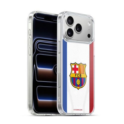 FC Barcelona 2023/24 Crest Kit Away Soft Gel Case for Apple iPhone 17 Pro Max