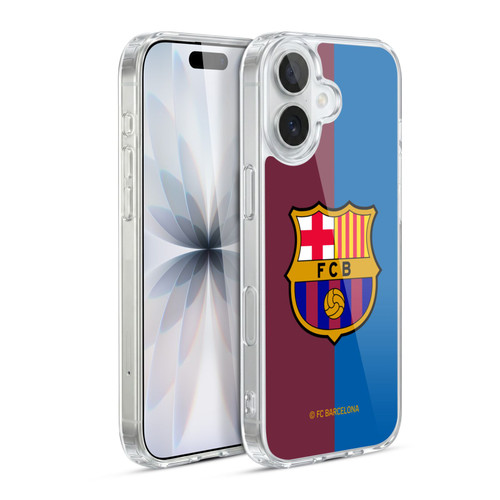 FC Barcelona 2024/25 Crest Kit Home Soft Gel Case for Apple iPhone 17