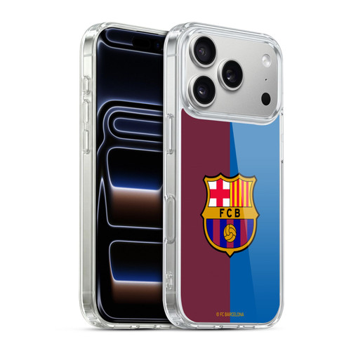 FC Barcelona 2024/25 Crest Kit Home Soft Gel Case for Apple iPhone 17 Pro