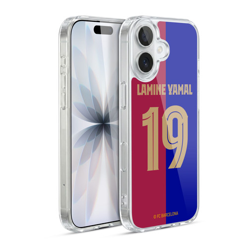 FC Barcelona 2024/25 Players Home Kit Lamine Yamal Soft Gel Case for Apple iPhone 17