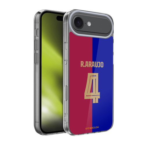 FC Barcelona 2024/25 Players Home Kit Ronald Araújo Soft Gel Case for Apple iPhone 17 Air