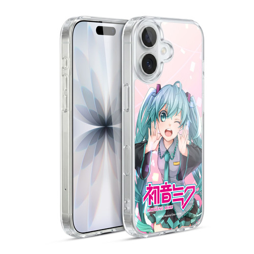 Hatsune Miku Graphics Wink Soft Gel Case for Apple iPhone 17