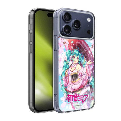 Hatsune Miku Graphics Sakura Soft Gel Case for Apple iPhone 17 Pro Max