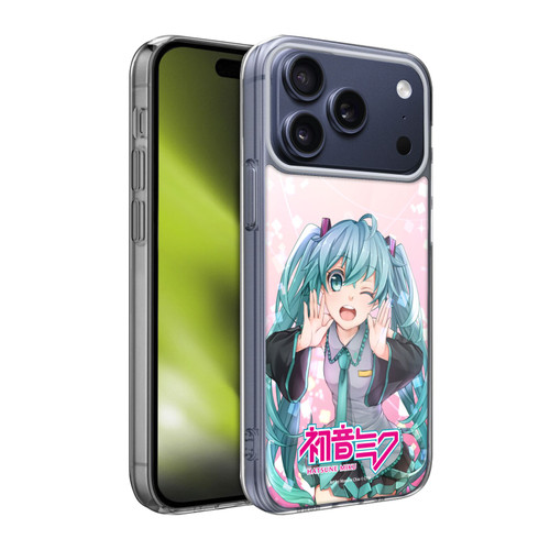 Hatsune Miku Graphics Wink Soft Gel Case for Apple iPhone 17 Pro Max