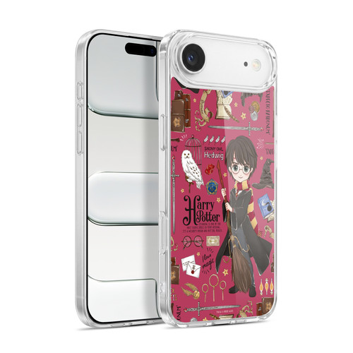 Harry Potter Deathly Hallows XXXVII Harry Pattern Soft Gel Case for Apple iPhone 17 Air