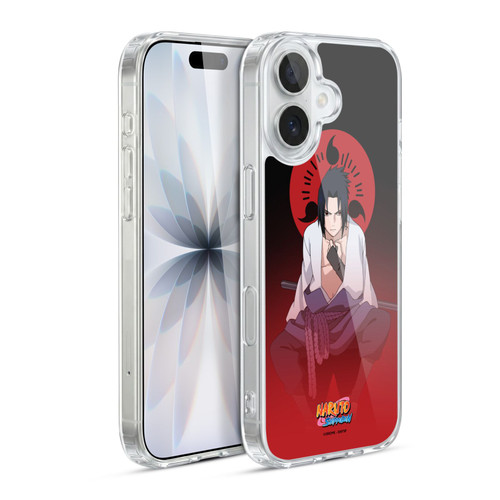 Naruto Shippuden Character Art Sasuke Uchiha Soft Gel Case for Apple iPhone 17