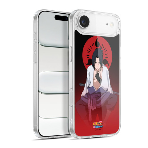 Naruto Shippuden Character Art Sasuke Uchiha Soft Gel Case for Apple iPhone 17 Air
