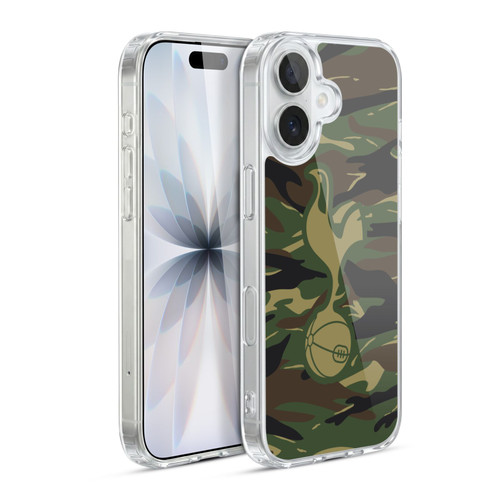 Tottenham Hotspur F.C. Badge Woodland Camouflage Soft Gel Case for Apple iPhone 17