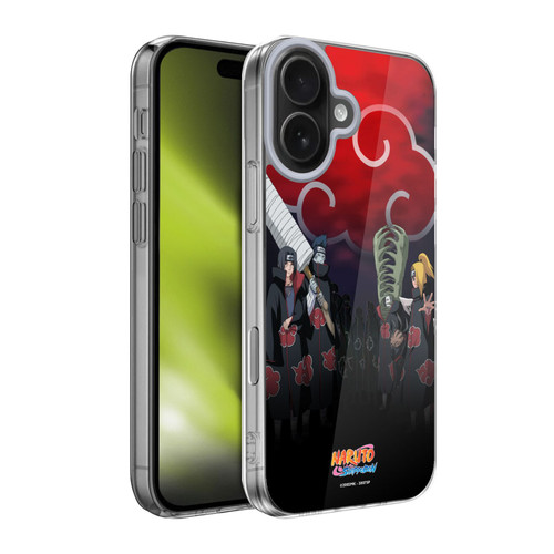 Naruto Shippuden Key Art Akatsuki Soft Gel Case for Apple iPhone 17