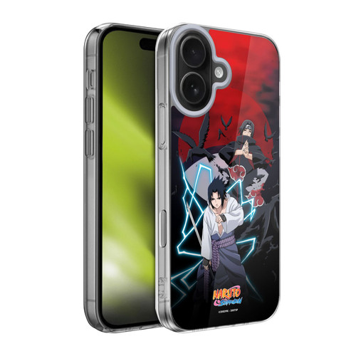 Naruto Shippuden Key Art Sasuke And Itachi Soft Gel Case for Apple iPhone 17