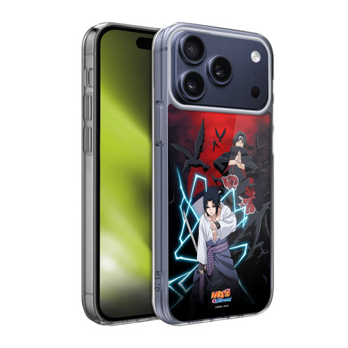 Naruto Shippuden Key Art Sasuke And Itachi Soft Gel Case for Apple iPhone 17 Pro Max