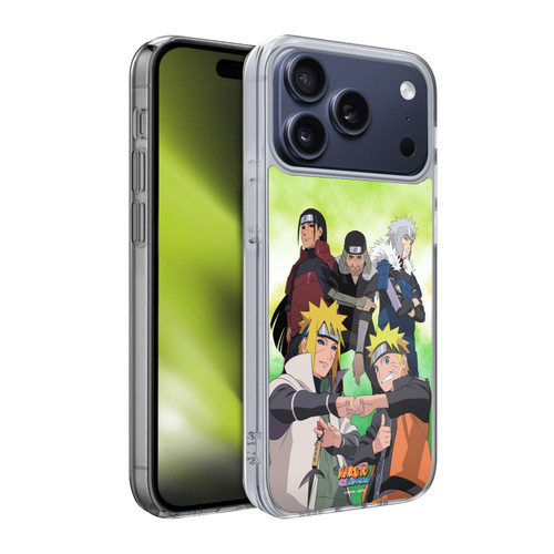 Naruto Shippuden Key Art Hokage Group Soft Gel Case for Apple iPhone 17 Pro