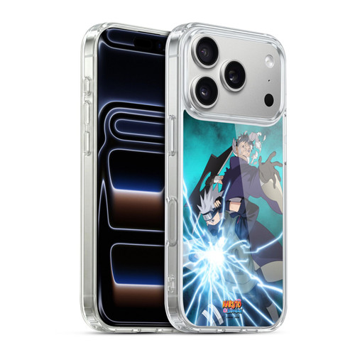 Naruto Shippuden Key Art Obito And Kakashi Soft Gel Case for Apple iPhone 17 Pro