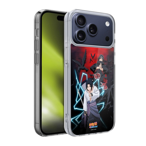 Naruto Shippuden Key Art Sasuke And Itachi Soft Gel Case for Apple iPhone 17 Pro