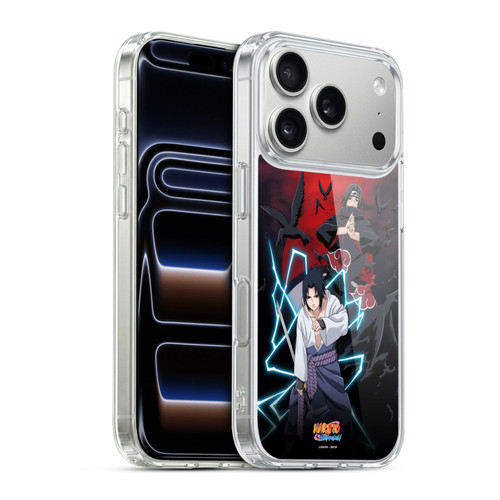 Naruto Shippuden Key Art Sasuke And Itachi Soft Gel Case for Apple iPhone 17 Pro