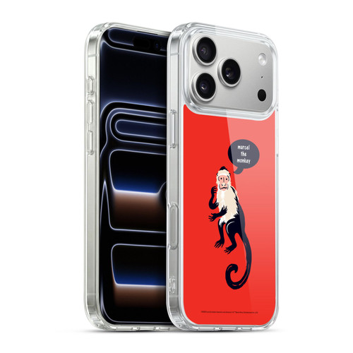 Friends TV Show Iconic Marcel The Monkey Soft Gel Case for Apple iPhone 17 Pro Max