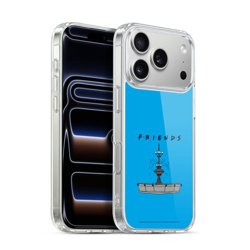 Friends TV Show Iconic Fountain Soft Gel Case for Apple iPhone 17 Pro