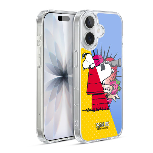 Peanuts Halfs And Laughs Snoopy Pirate Soft Gel Case for Apple iPhone 17