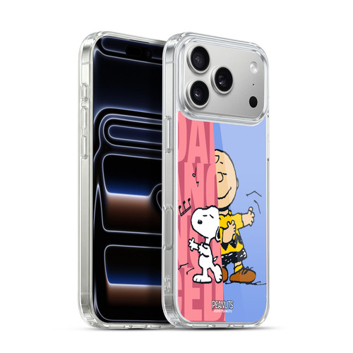 Peanuts Halfs And Laughs Snoopy & Charlie Soft Gel Case for Apple iPhone 17 Pro Max