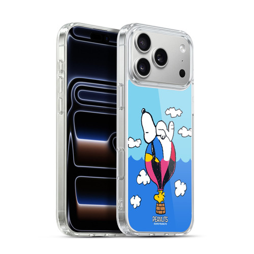 Peanuts Halfs And Laughs Snoopy & Woodstock Balloon Soft Gel Case for Apple iPhone 17 Pro Max
