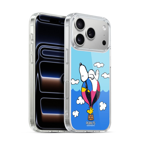 Peanuts Halfs And Laughs Snoopy & Woodstock Balloon Soft Gel Case for Apple iPhone 17 Pro
